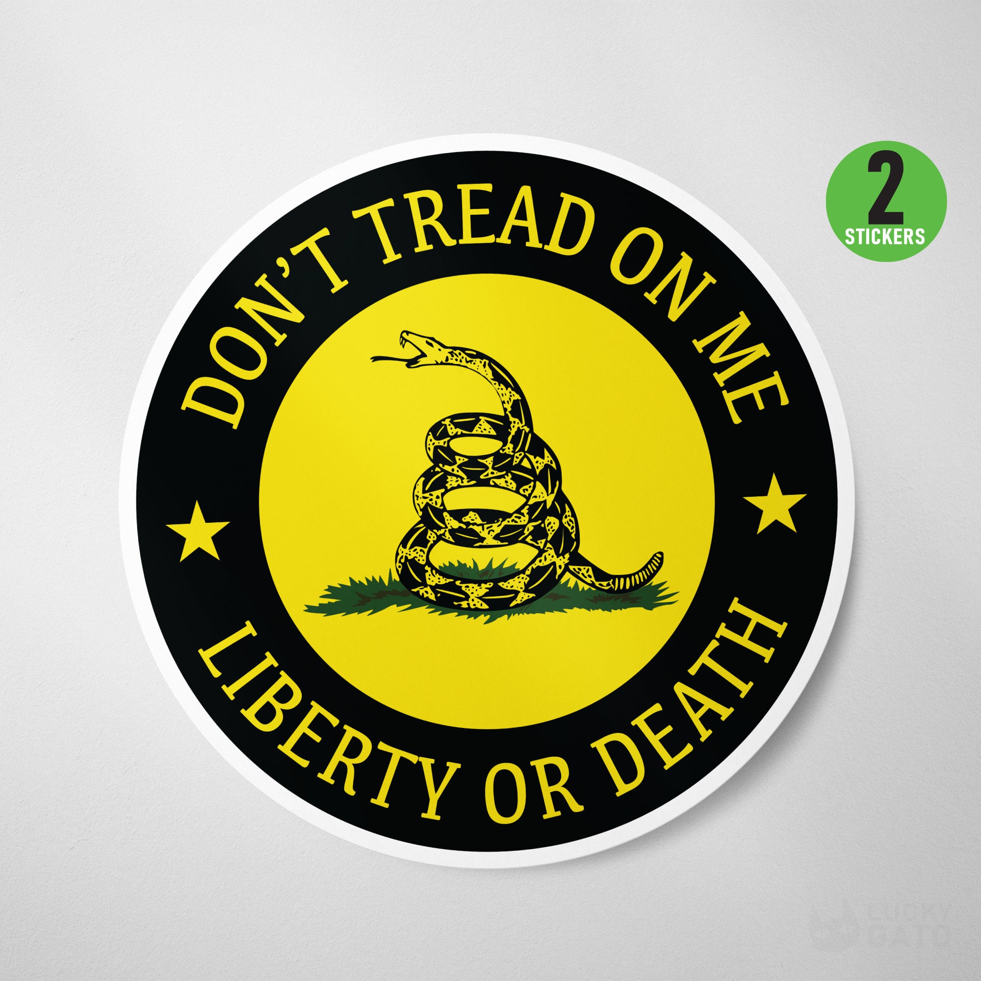 Don’t Tread on Me Sticker | Diesel Flag Sticker | White Outdoor Vinyl | Holographic Vinyl