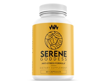 Womens Anxiety Supplement dat de stemming verhoogt en helpt ontspannen | Magnolia Schors voor vrouwelijke specifieke hulp| Serene Godin | Vitamine