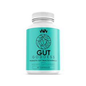 Womens Gut Health Support Supplement | Female Probiotic Digestive Enzyme Vitamin | Digestion Support | Gut Goddess | Warped Wellness