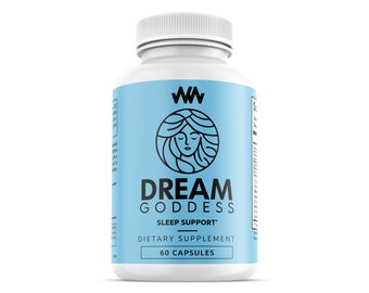 Womens Sleep Support Supplement | Vrouwelijke specifieke ontspanning slaaphulp | Droomgodin | Kalme geest | Verbeter restondersteuning vitamine