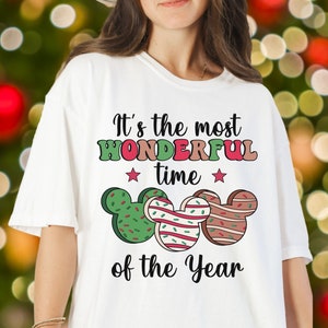 Disney Christmas Shirts, Mickey&#39;s Very Merry Christmas, Most Wonderful Time, Disney Christmas Holiday Shirt, Tis the Season, Christmas Cake