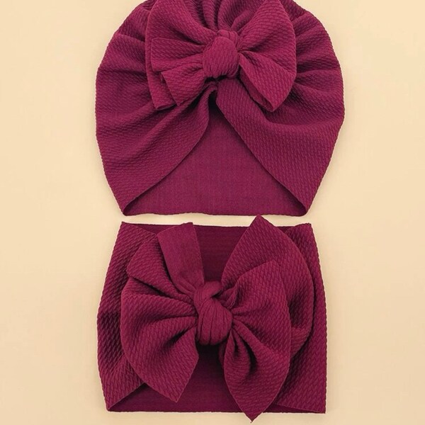 Kyte Baby Ribbed Headwrap In Blush Blush / 1-4t - Foto 7