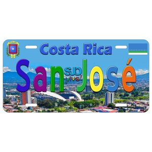 San Jose Costa Rica Novelty Car License Plates