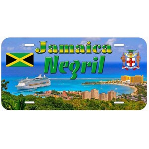 Negril Jamaica Novelty Car License Plates