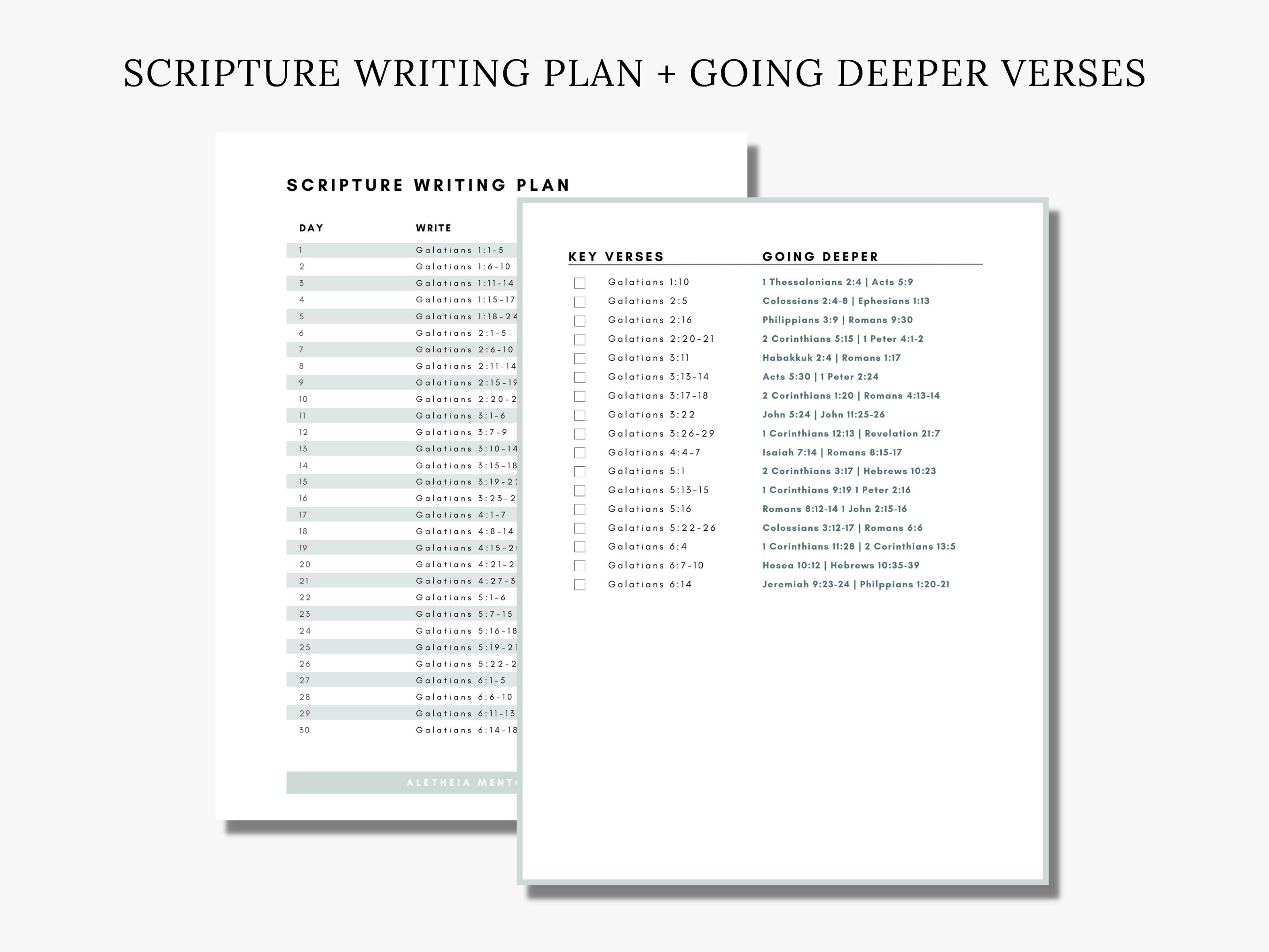 Galatians Bible Study Printable, Bible Study Questions, Scripture ...
