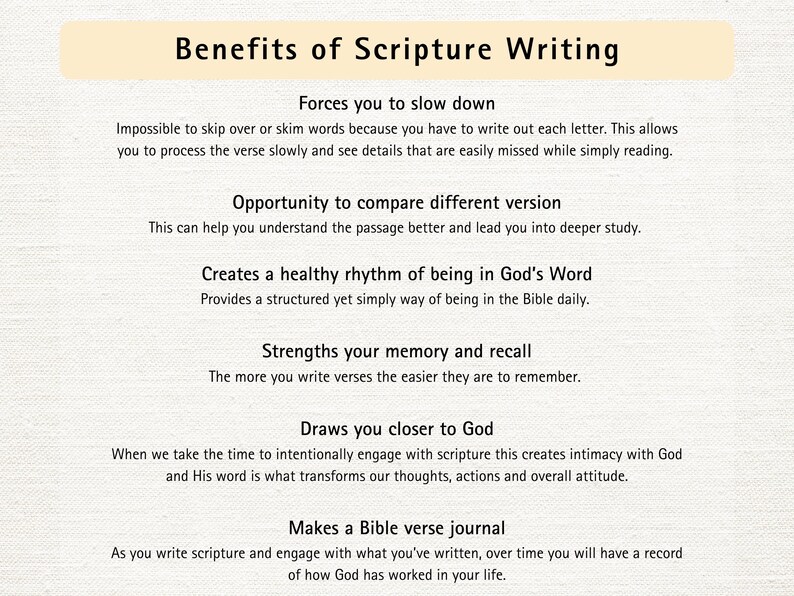 Fruit of the Spirit Scripture Writing Plan: Bible Study Cards (digital ...