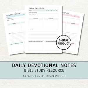 Daglig andaktsdagbok: Skriftreflektion, bönespårare (digital nedladdning)