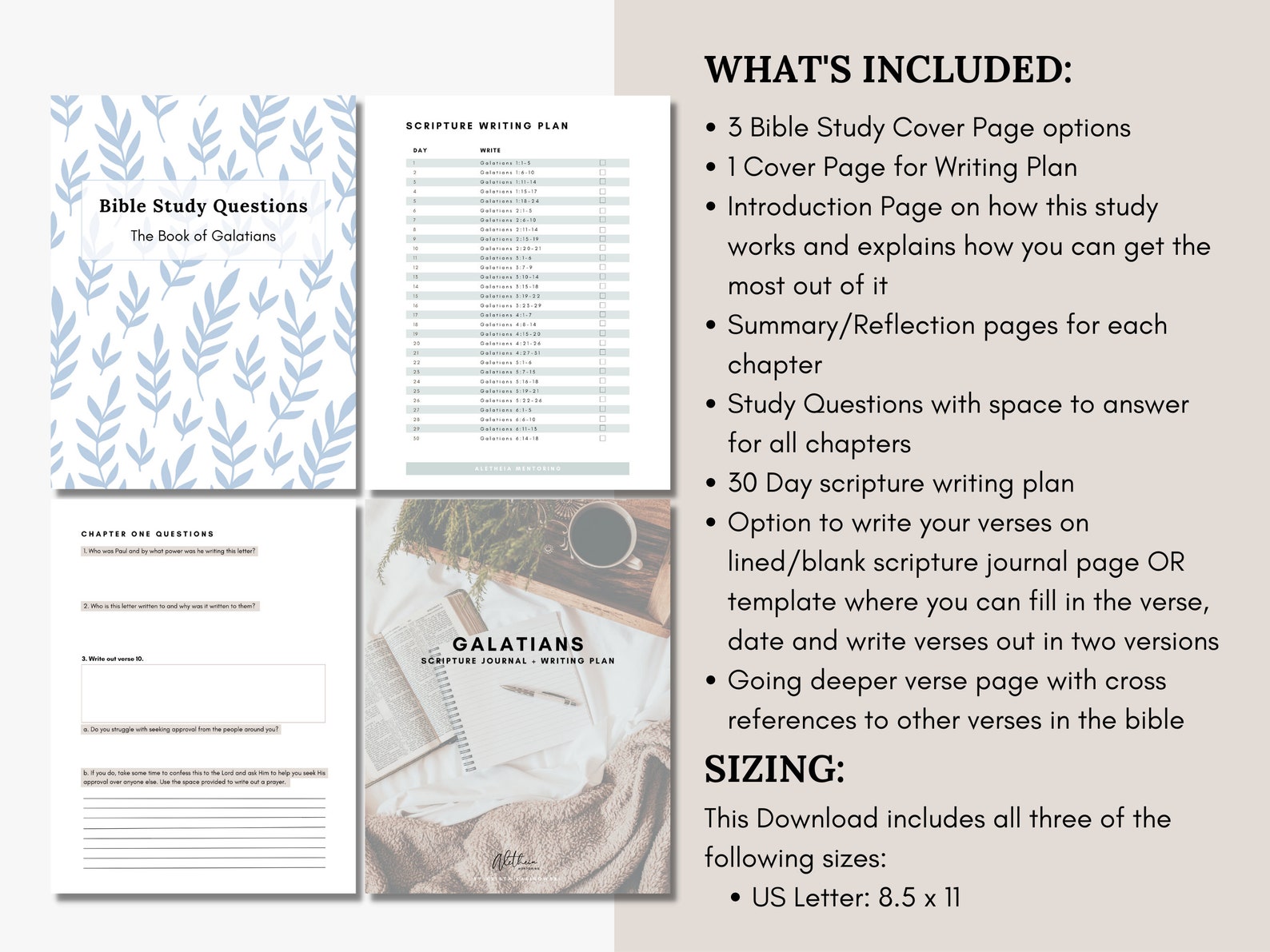 Galatians Bible Study Printable, Bible Study Questions, Scripture ...