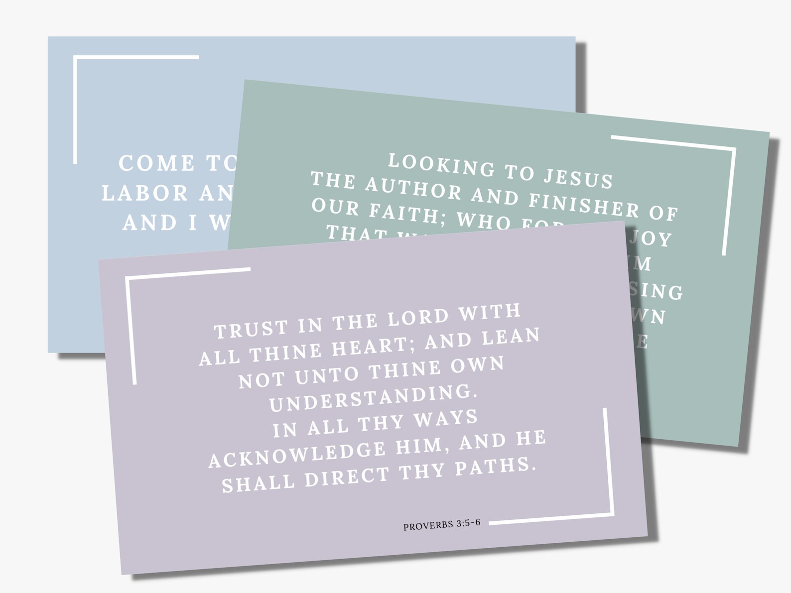 Printable Anxiety Bible Verse Cards, Bible Study Resource, Memory Verse ...