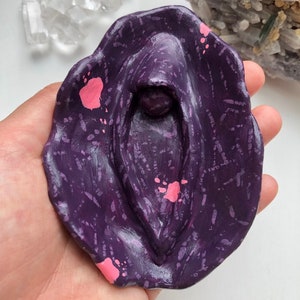 Handgemachter Vulva Catchall | Vulva Kunst | Yoni Ton | Catchall