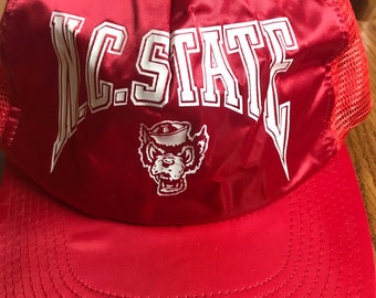 Vintage 80’s NC State Hat - Trucker Style