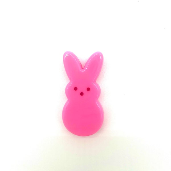 2.5” x 1.25” Mini Pink Peeps Easter Bunny- Easter Bunny Tree Ornament-Easter Decoration- Wreath Attachment-Hair Bow Embellishment