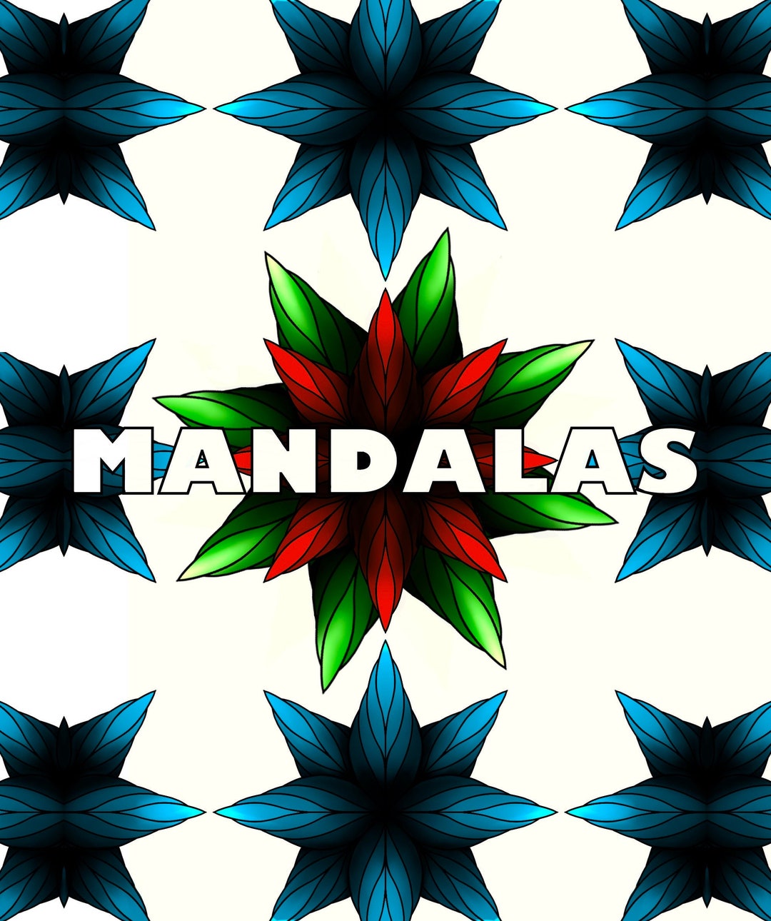 Digital Mandala Coloring Pages - Etsy