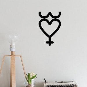 Hermaphroditus Sign Wall Decoration