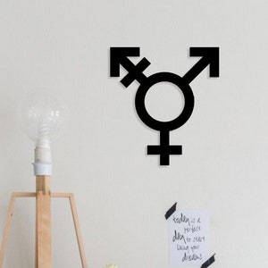 Transgender Sign Wall Decoration