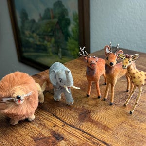 West German Tiny Animal Figurines - Etsy