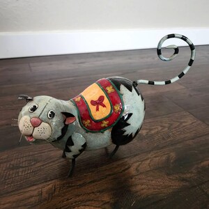 Cat Statue Resin MetalHome Decoration Cat Lover Gift