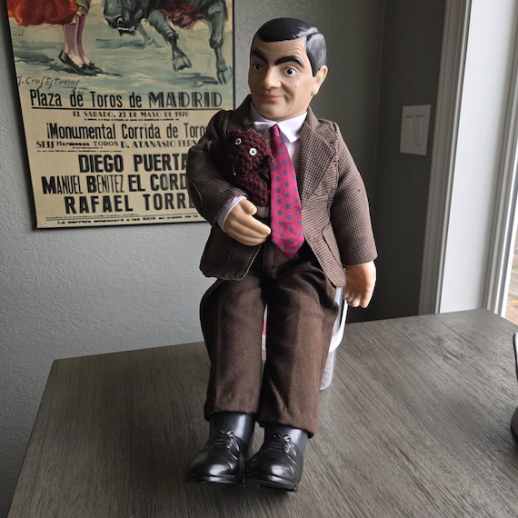 RARE Vintage 1997 Mr. Bean Doll With Teddy – Collectible Plush