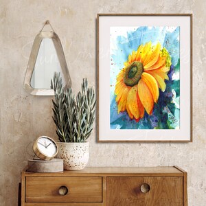 Sun-Kissed Flower Art Print