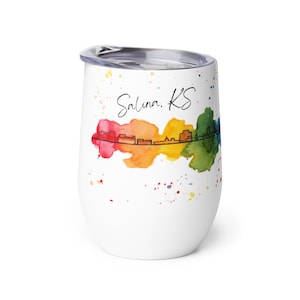 Salina, KS Wine tumbler