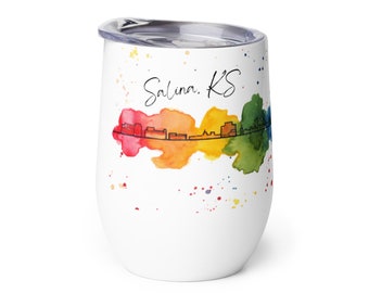 Salina, KS Wine tumbler
