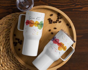 Salina, KS Travel mug with a handle
