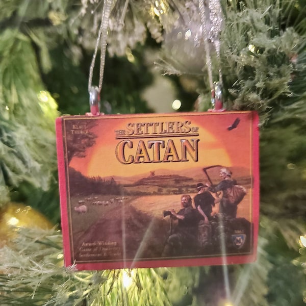 Mini Board Game Ornaments- Settlers of Catan