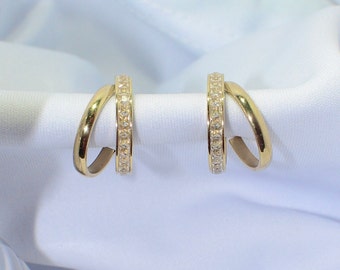 18K Gold-Plated Hoops - Tarnish-Free