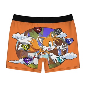 Boys Small 6 Sonic the Hedgehog Boxer Briefs Underwear Tails Dr Robotnik  Gift