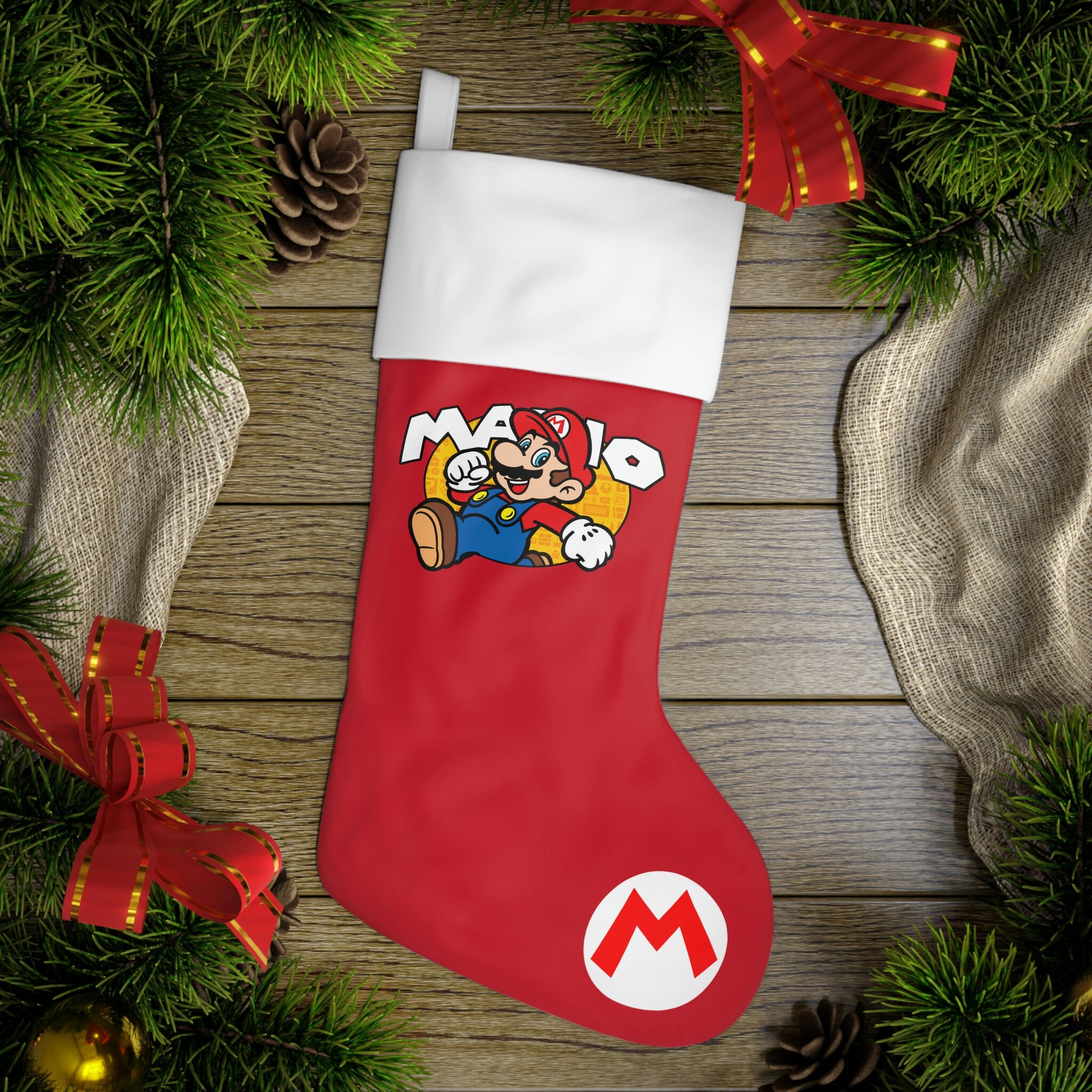 Super Mario Bros Christmas Stocking sold by Wei shao | SKU 4576494 ...