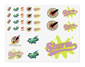 Futurama Sticker Sheet