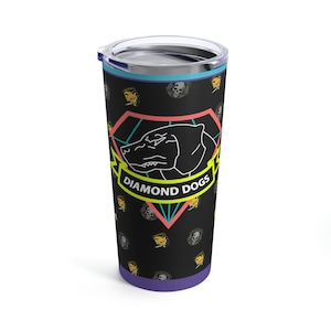 Metal Gear Diamond Dogs Tumbler 20oz