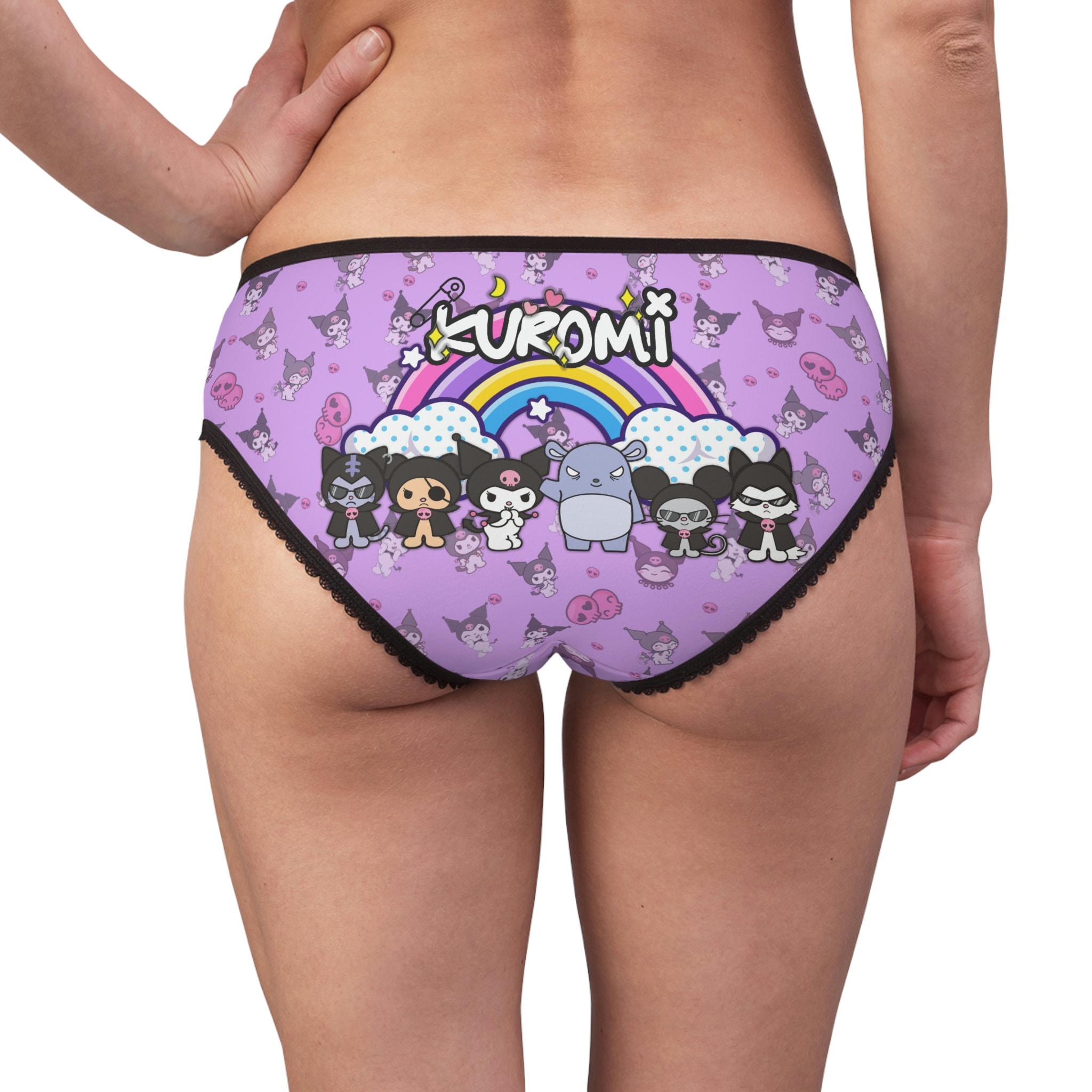 Hello Kitty Kuromi slip voor dames Etsy Belgie