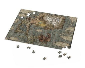 Elden Ring Map Puzzle (120, 252, 500-Piece)