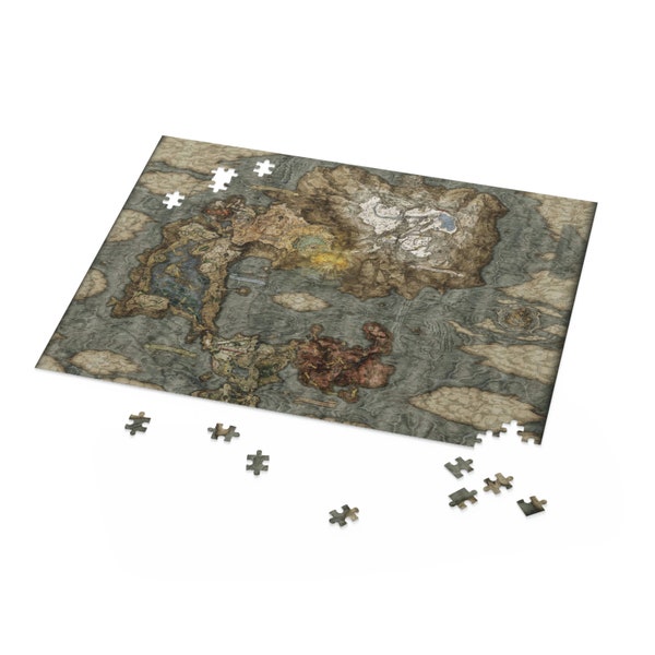 Elden Ring Map Puzzle (120, 252, 500-Piece)