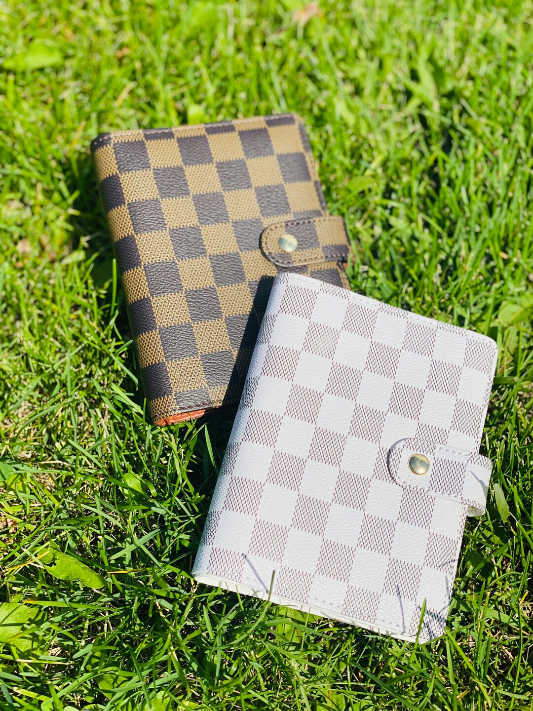 Mini A7 Checkered Cash Wallet A7 Size Cash Budget Budget Planner Saving 