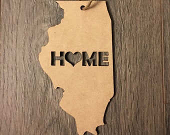 Illinois HOME Ornament