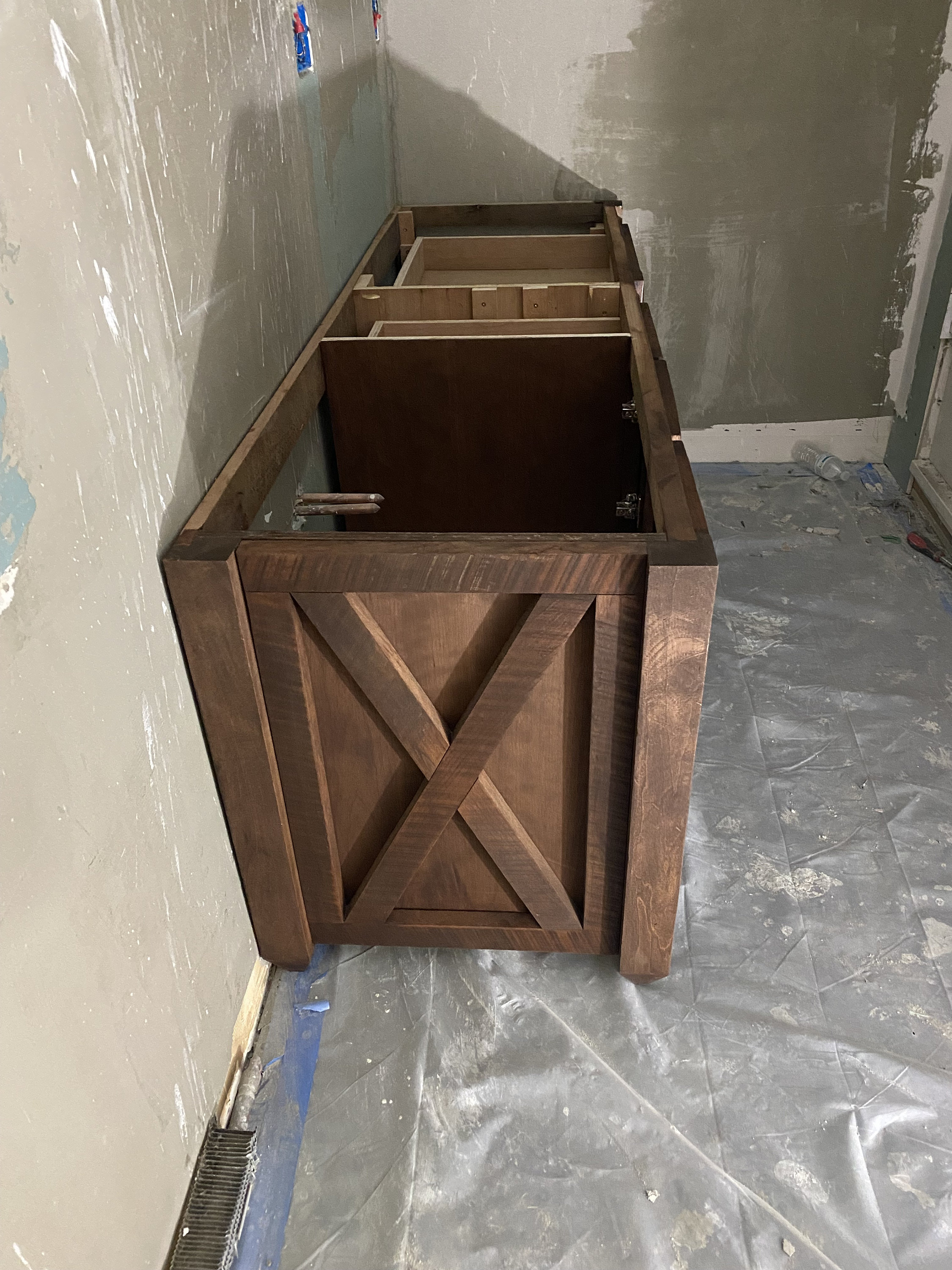 Custom Rustic Bathroom Vanity - Etsy