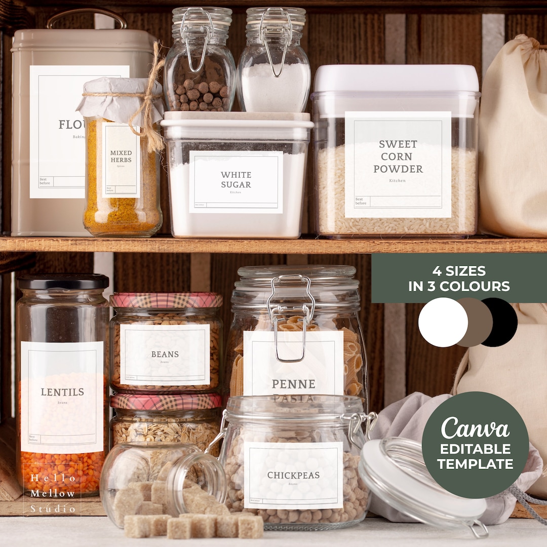 Image 7 for Pantry Labels Template