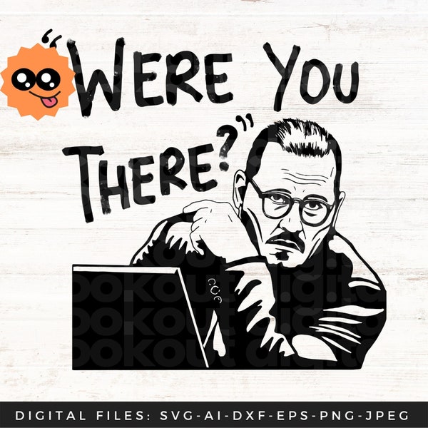 Johnny Depp Were You There Png Etsy