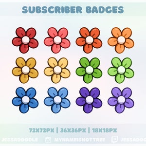 Twitch Badges: Flower Power