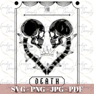 Tod Tarot Karte SVG | Tarot Karte SVG | Tarot Karte svg png jpg pdf | Tarot Karte Cricut Datei | Tarot Karte Silhouette Datei | Datei für Cricut