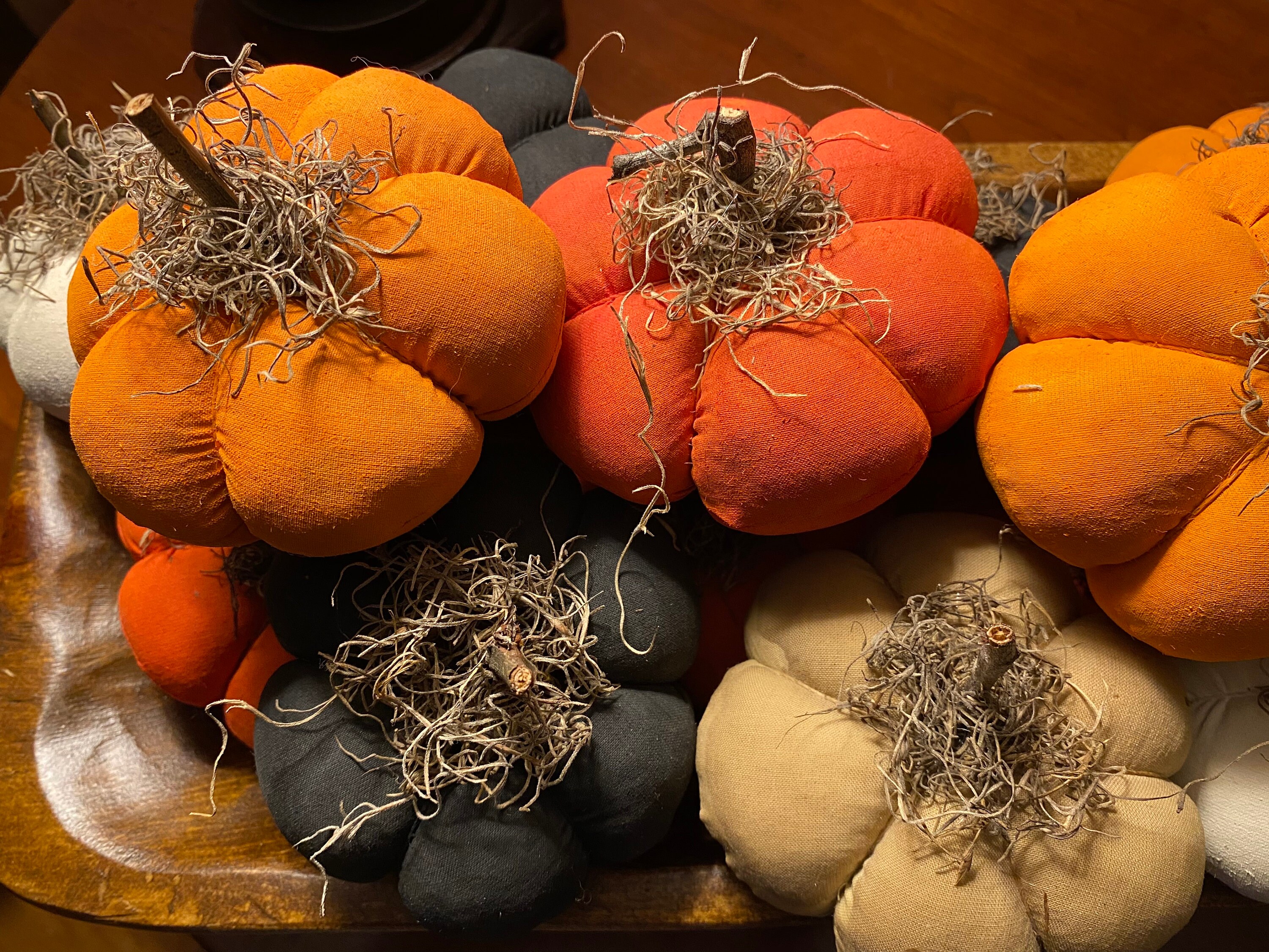Primitive Mini Bowl Filler Pumpkins Etsy