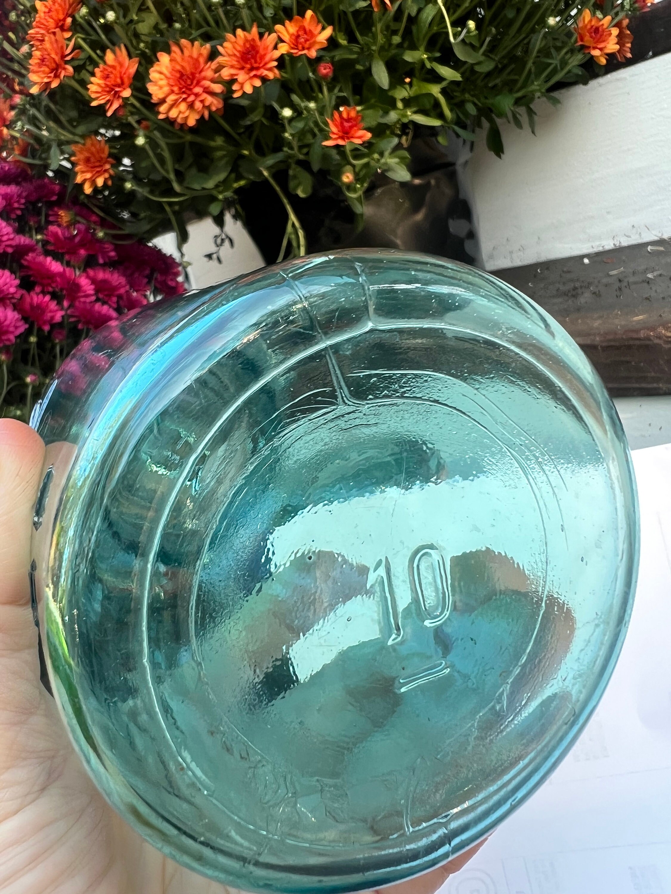 Antique Blue Quart Canning Jars With Lids and Seals Etsy