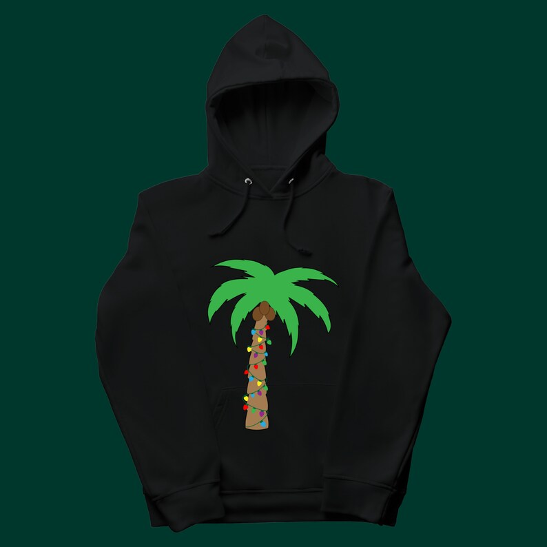 Christmas Palm Tree SVG, Tropical Christmas Svg, Christmas Palm Tree