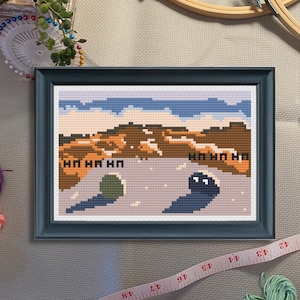 Everything, Everywhere, All At Once: HAHA Rocks, cross stitch pattern, digital download