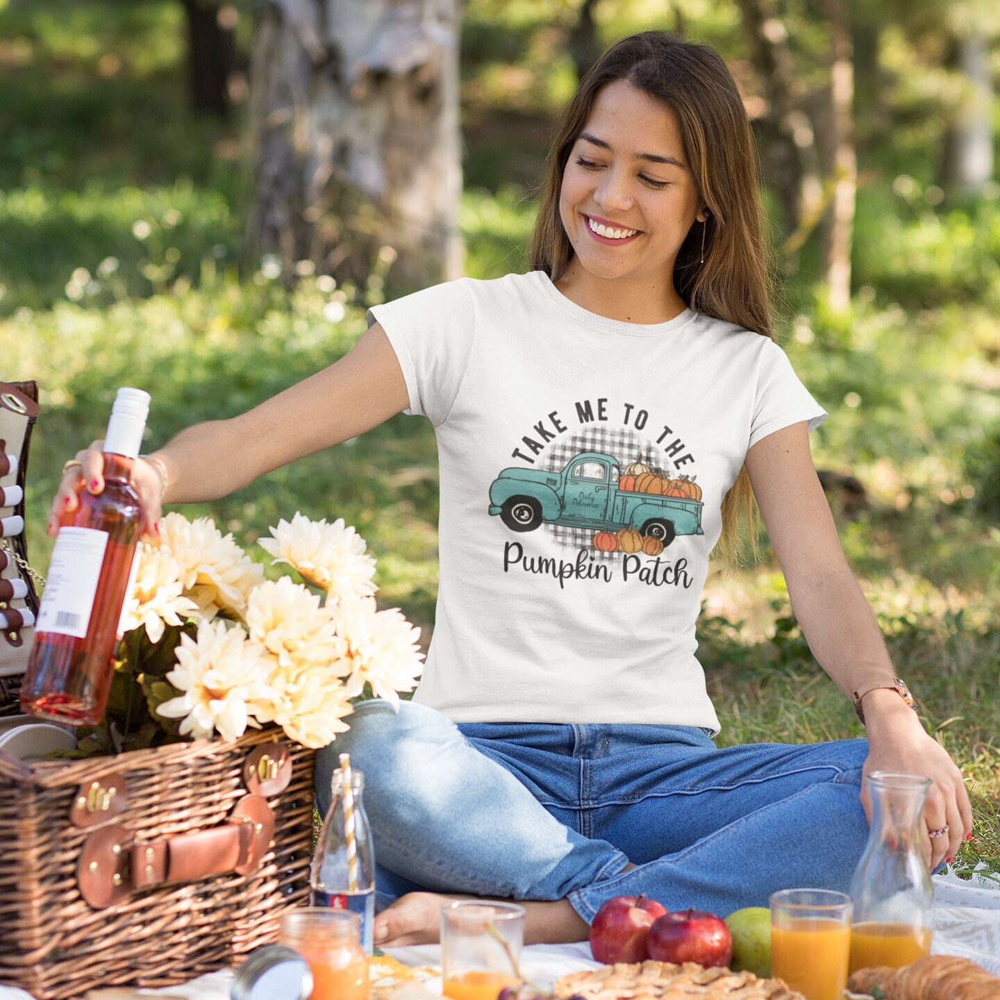 Discover Cute Pumpkin Patch Shirt - Take Me To The Pumpkin Patch Unisex Jersey Short-Sleeve T-Shirt - Cute Fall Shirt