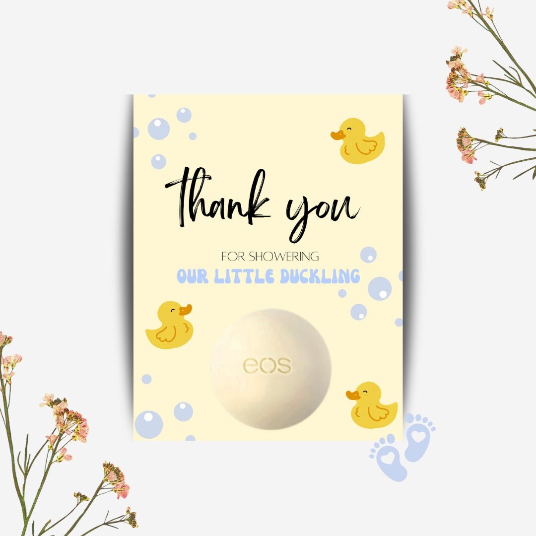 Eos Baby Shower Card Holder, Eos Balm Holder, Eos Template Etsy