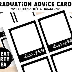 Tarjetas de consejos de graduación de la promoción 2023