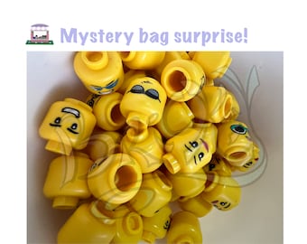 Mystery Bag Surprise! (10 Minifigure heads) | Gift | Decoration | OOTD | Expression of the day | Facial Expressions
